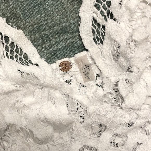 SOLD Free People Adella Lace bralette white XS - Picture 7 of 14